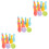 3Sets Kinder Bowling Set ABS Multi Educatief Motoriek 7
