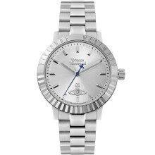 Vivienne Westwood Dulwich 34mm Ladies Quartz Watch with Silver Dial & Silver Stainless Steel Bracelet
