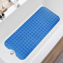 Tappetino da bagno antiscivolo extra lungo, 39x16 pollici, in vinile