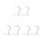 6Pièces Support Jouet Ajustable Plastique Transparent Stable Durable 4