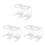 6Pièces Porte-Batte Baseball Mural Transparent En Durable 7