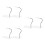 6Pièces Support Jouet Ajustable Plastique Transparent Stable Durable 9