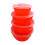 ACDANC 4-Piece Stackable Mixing Bowls with Airtight Lids 1
