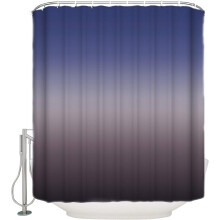 Purple Grey Gradient Shower Curtain 72x72 in Polyester