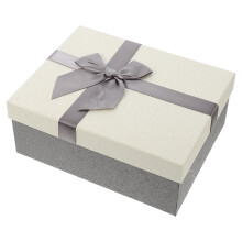 Boîte de rangement FRCOLOR avec nœud papillon pour emballage cadeau d'anniversaire - Idéale pour emballer et organiser les cadeaux.