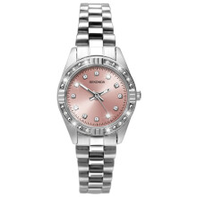 Sekonda Ladies' Pink Sunray Dial Stone Set Watch543