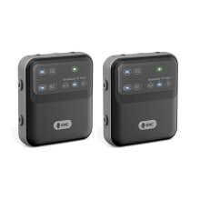 Transmissor e Receptor 6.0 2 em 1, Adaptador de Áudio com Clipe, Entrada Auxiliar de 3,5 mm e Bateria de Longa Duração para Passeios e