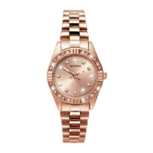 Sekonda Ladies' Stone Set Rose Gold Plated Bracelet Watch (One Size, Rose Gold)