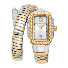 Roberto Cavalli Women Analog Quartz Watch with Stainless Steel Strap RC5L115M0065