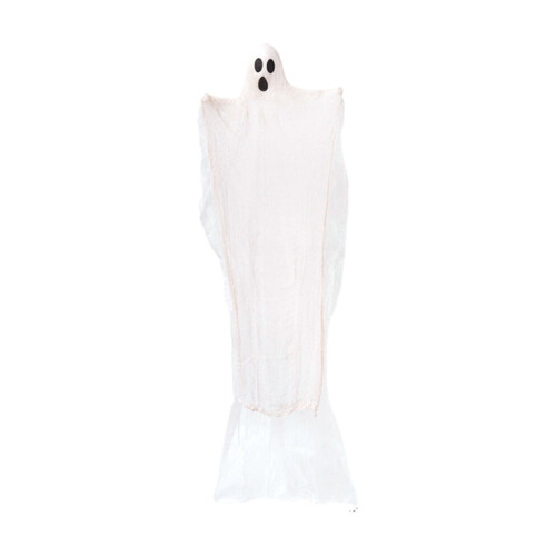 6ft Floating Ghost Decoration White Gauze Halloween Prop 1