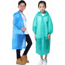 Poncho antipioggia per bambini in EVA, riutilizzabili, confezione da 2