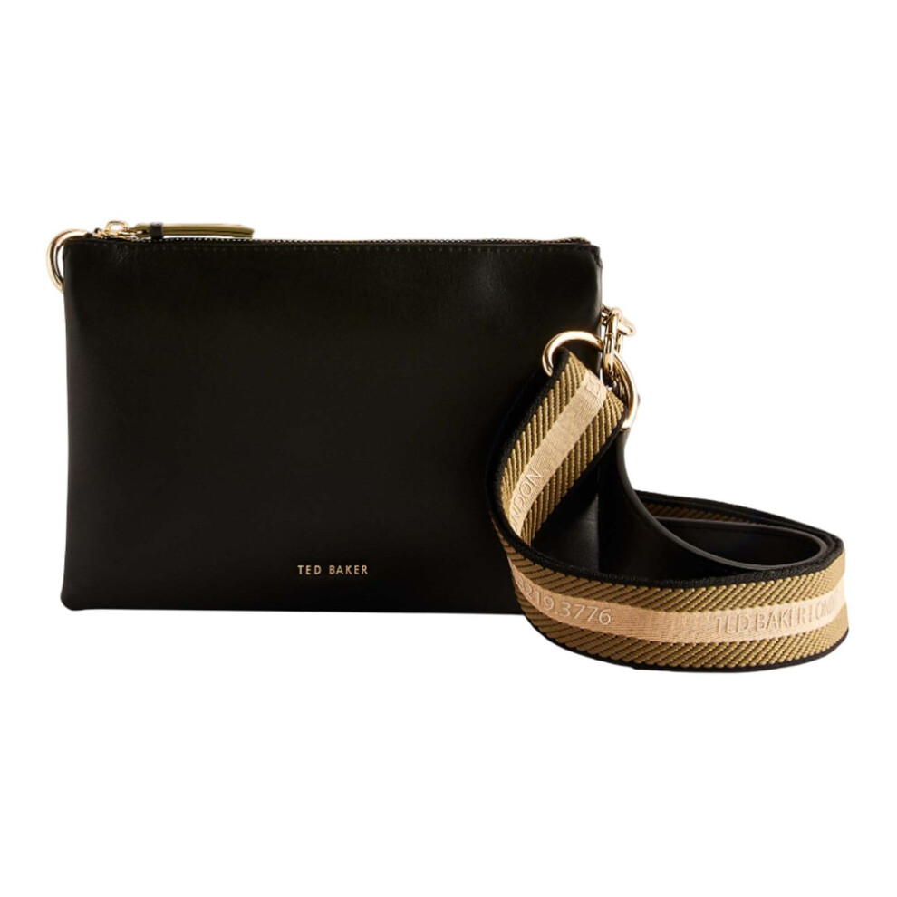 Ted Baker Darceyy Branded Webbing Leather Crossbody Bag - Image 2