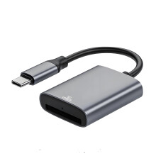 USB-C SD-kortleser, høyhastighets OTG-leser kompatibel med Windows, macOS, Linux og mobile enheter