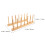 2Pcs Beige Wooden Spool Rack Thread Storage Stand for Sewing Home Use 2