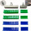 Car Dent Glue Puller Nylon Sheet Set 10 Pcs 1