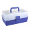 Plastic folding fishing tackle box with handle 2