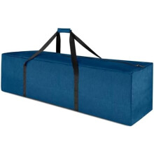Sac de voyage extra large imperméable de 117 cm avec fermeture éclair, idéal pour les voyages, le camping et le sport – Pliable, poignées