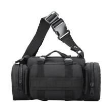PRETXORVE Camo Crossbody taška pre mužov – vojenský štýl, taška cez rameno a na pás, kompatibilná s fotoaparátmi, na bežné športové