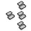 8Pcs Magnetic Eyeshadow Trays Black Plastic Iron Makeup Storage Board 5