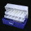 Plastic folding fishing tackle box with handle 8