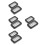 8Pcs Magnetic Eyeshadow Trays Black Plastic Iron Makeup Storage Board 6