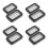 8Pcs Magnetic Eyeshadow Trays Black Plastic Iron Makeup Storage Board 7