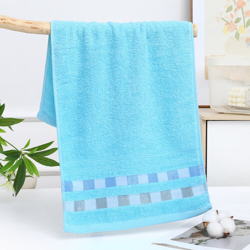 100% Cotton Bath Towel 73x34cm Soft Absorbent Fast-Drying