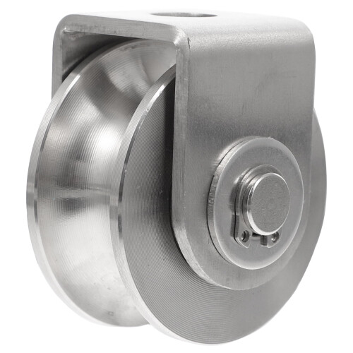OUNONA Large Cable Roller Guides Retractable Fixed Pulley Rust-resistant 2