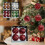 4 Pack Glass Christmas Ornaments, Irregular Ball Decor 1