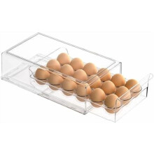 Bacs de rangement pour réfrigérateur sans BPA, porte-œufs empilable, plateau pour 18 œufs