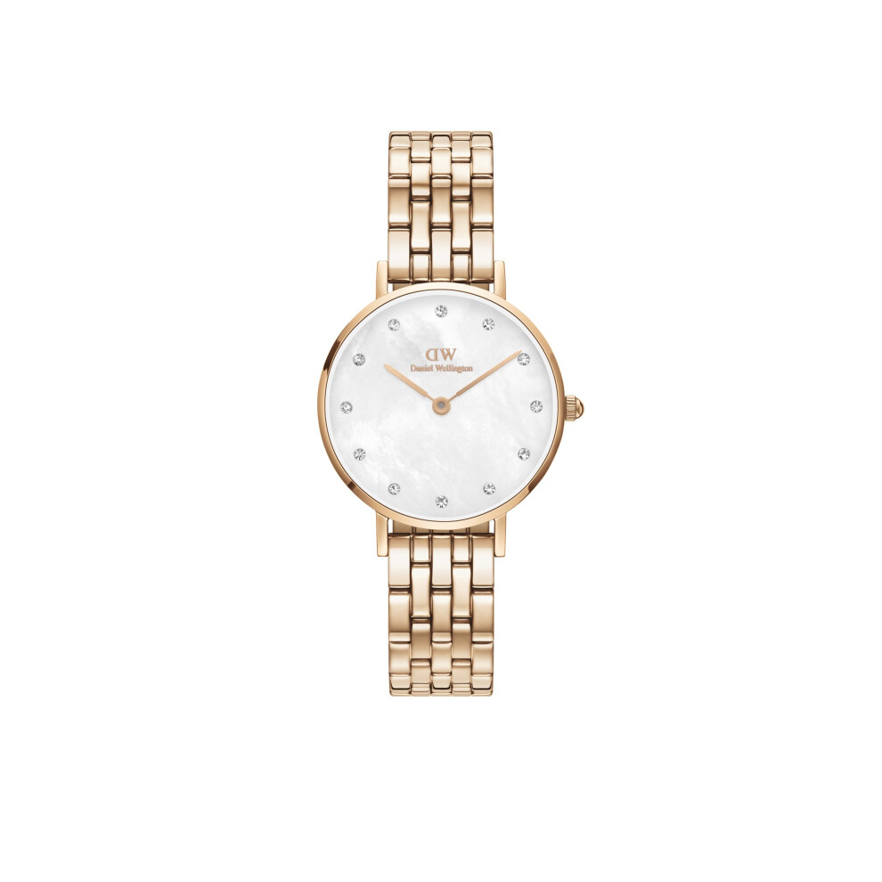 Daniel Wellington Petite White Mother of Pearl Dial Steel Women Watch DW00100613 - Image 2