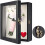 Rustic Black Shadow Box Frame 11 x 14 in with Glass Door 1