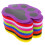 36Pièces Marqueurs Sol Nylon Patte Chat Couleurs Vives Réutilisables 8