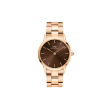 Daniel Wellington DW00100462 Ladies Iconic Link Amber Rose Gold 32mm Watch