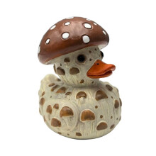 Vegetable Duck Figurines 3D Vegetable Duck Figurine for Desktop Resin Sculpture Table Centerpieces for Home Office Decor