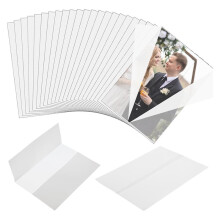 150-Pack Vellum Jackets for 5x7 Invitations, Elegant Translucent Paper Sleeves for Weddings, Birthdays, and More
