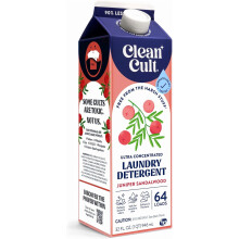 Ultra Concentrated Laundry Detergent, 64 Loads, Juniper Sandalwood, HE/Standard Compatible, 90% Less Plastic