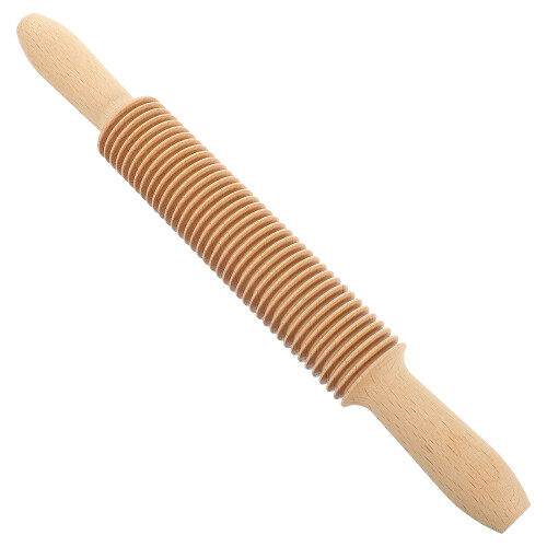 Πλάστης Homoyoyo Ιταλικών Noodles Ξύλινος Κόφτης Ζυμαρικών Ανοιχτό Καφέ για το Σπίτι