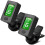 1-pack/2-pack gitarrstämapparat med klämma för digital elektronisk stämapparat för gitarr, bas, ukulele, violin, mandolin, 1