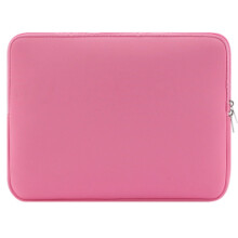 15.6" Waterproof Laptop Sleeve with Shock Resistance – Compatible with MacBook, Samsung, iPad, Chromebook, HP, Acer, Lenovo – Pink
