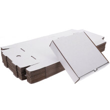 30pcs White Kraft Pizza Boxes Small Corrugated Pizza Boxes Reusable Pizza Boxes Oven Takeaway Packaging Cardboard Pizza Boxes 6 inch