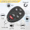 Télécommande de remplacement pour Chevy Suburban/Tahoe 2007-2014, GMC Yukon, Traverse 2012-2017, Escalade 2007-2013 — Compatible avec 3
