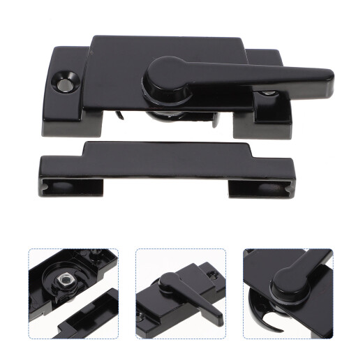 2Sets Window Sash Locks for Home and Window Security.8X0.9in 2
