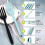 Garfo de silicone para cozinha 10 em 1, 28 cm (11 polegadas) 3