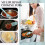 Garfo de silicone para cozinha 10 em 1, 28 cm (11 polegadas) 5