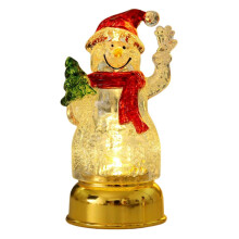 Veilleuse Bonhomme de Neige Lumineuse de Noël - Décoration LED pour chambre et chambre d'enfant avec effet féérique