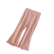 Pantalon d'été fin en soie glacée pour enfant, style décontracté, pour petite fille, pantalon polyvalent et tendance, idéal au quotidien pour
