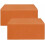 Orange fitted table covers 2-pack for 34x34x30 in square 1
