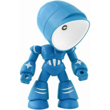 Schattig robot LED-nachtlampje voor kinderen, creatieve mini-bureaulamp voor slaapkamer en kinderkamer.