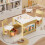 Kids Table and Chair Set Retro 3-Piece 1